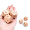 Load image into Gallery viewer, 5 Piece Wooden D12 Dices for Board Games PRG DND MTG Dice Set for Parties