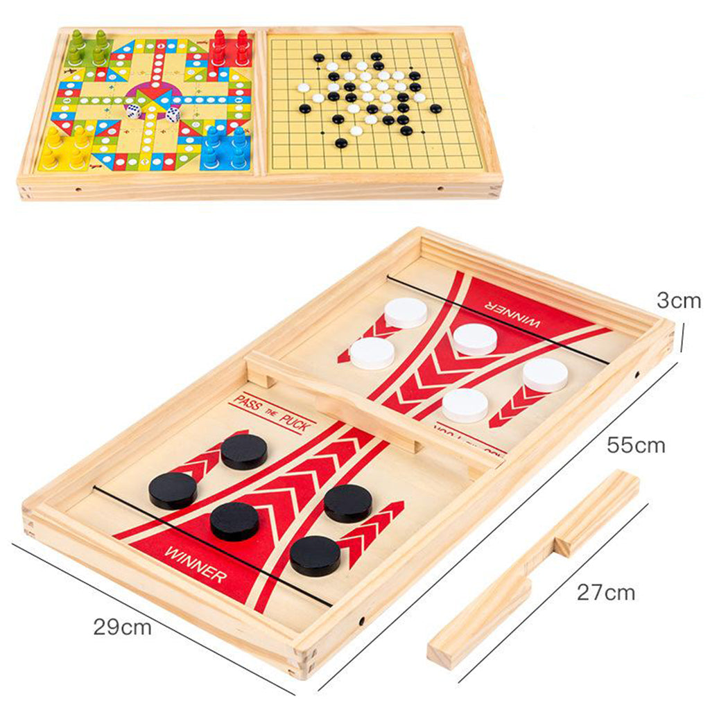 Portable Sling Puck Game Table Interactive Chess Desktop Battle Board Game large