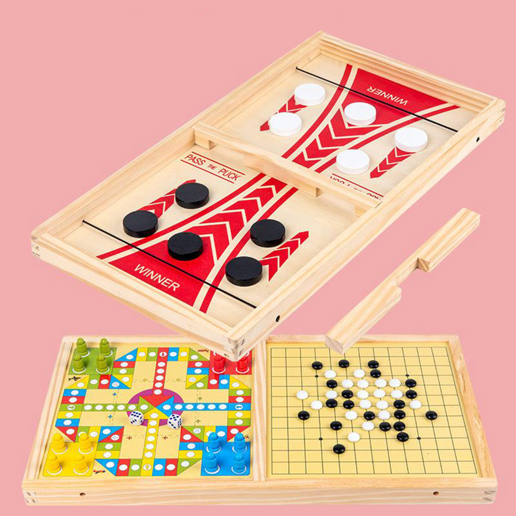 Portable Sling Puck Game Table Interactive Chess Desktop Battle Board Game large