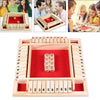 Four Way Shut the Box Game Game Toy Set 2-4 Players Classroom Home Pub