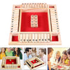 Four Way Shut the Box Game Game Toy Set 2-4 Players Classroom Home Pub