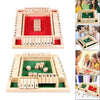 Four Way Shut the Box Game Game Toy Set 2-4 Players Classroom Home Pub