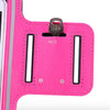 1pc Waterproof Armband Fitness Gym Exercise Holder Pouch Waistband Workouts pink