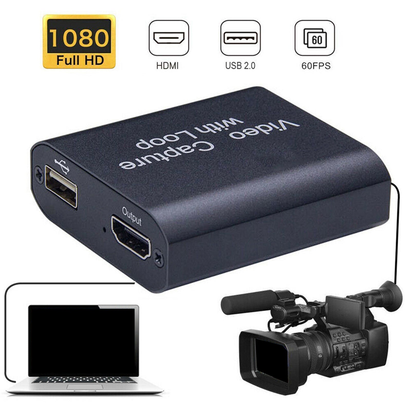 Portable HDMI Audio Video Capture Card for High Definition Acquisition