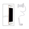 Lazy Mobile Phone Gooseneck Stand Holder Clamp Bed Desktop Clip White