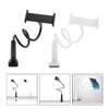 Lazy Mobile Phone Gooseneck Stand Holder Clamp Bed Desktop Clip White