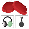 Earpads Silicone Cover Case Shockproof For Airpods Max Headphones Red