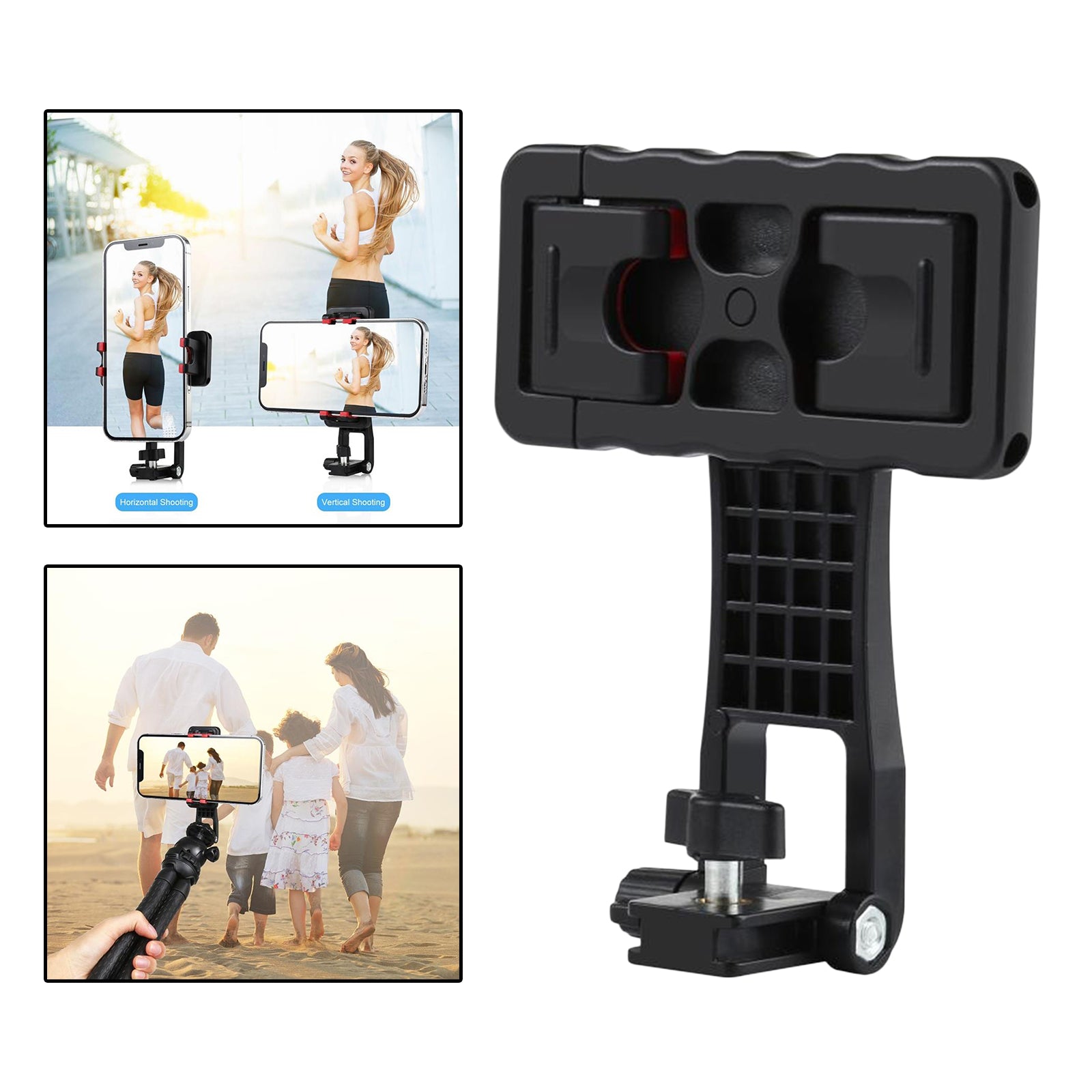 Universal Cell Phone Holder Tripod Adapter Bracket Smartphone Mount Clip