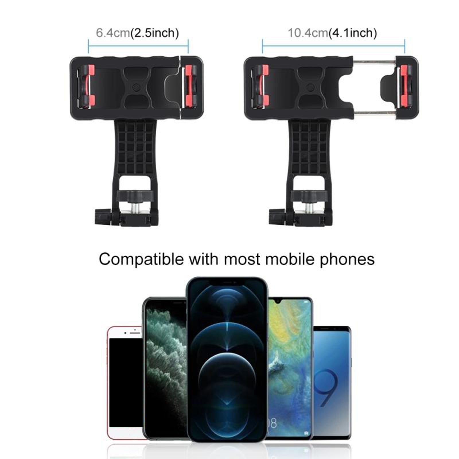 Universal Cell Phone Holder Tripod Adapter Bracket Smartphone Mount Clip