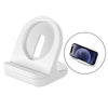 Phone Charger Stand Holder for iPhone 12 Pro Max XR 8 Plus 8 white