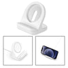 Phone Charger Stand Holder for iPhone 12 Pro Max XR 8 Plus 8 white