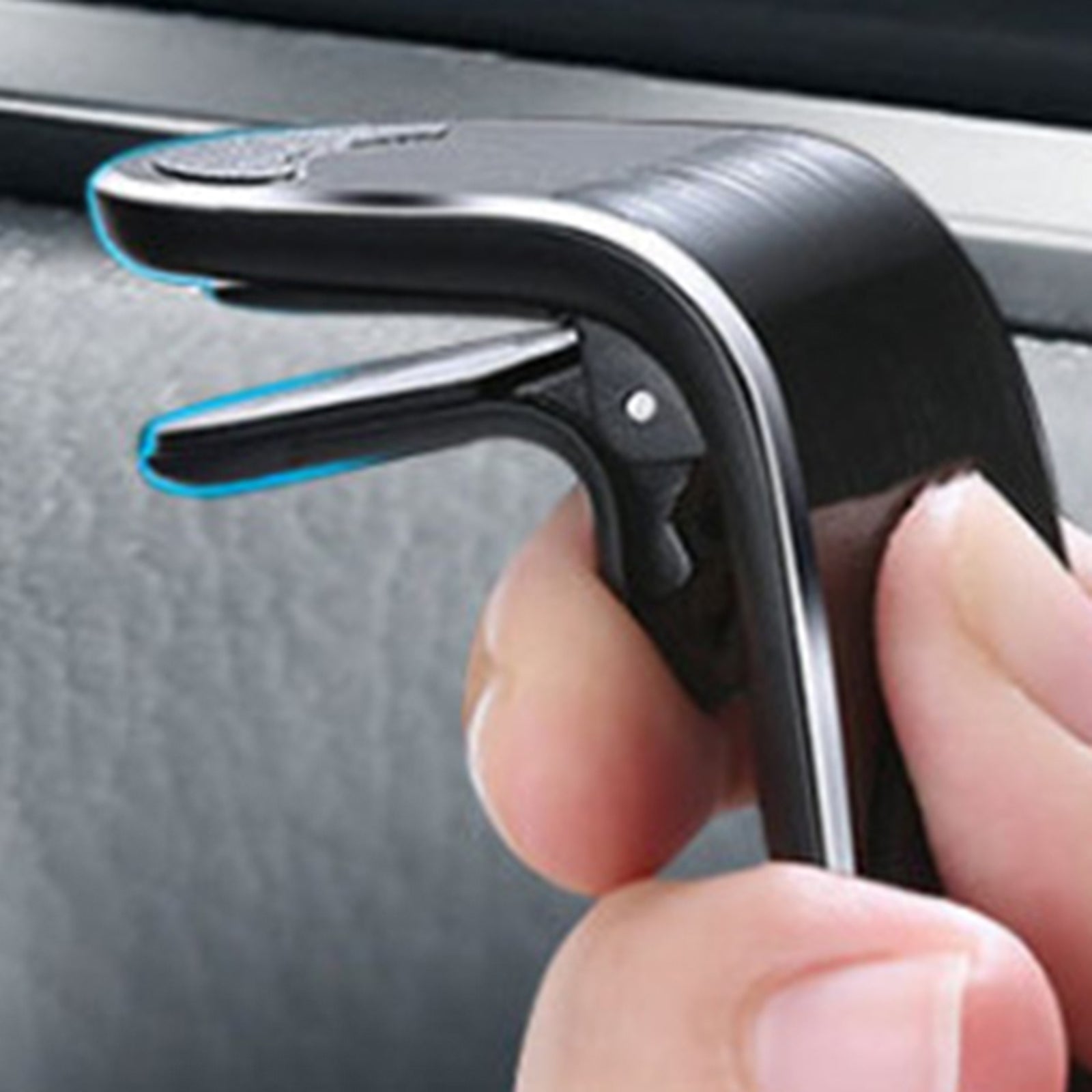 Car Magnetic Suction Bracket 3M Sticker Stable clip for Most Smartphones Black