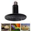 Reptile Heating Lamp Heat Bulb Far IR Turtles Brooder Snake Light 200W Black