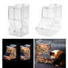 Automatic Hamster Feeder Food Dispenser Dish Bowl Guinea Pig Rabbit B