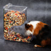 Automatic Hamster Feeder Food Dispenser Dish Bowl Guinea Pig Rabbit B