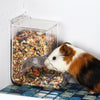 Automatic Hamster Feeder Food Dispenser Dish Bowl Guinea Pig Rabbit B