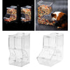 Automatic Hamster Feeder Food Dispenser Dish Bowl Guinea Pig Rabbit B