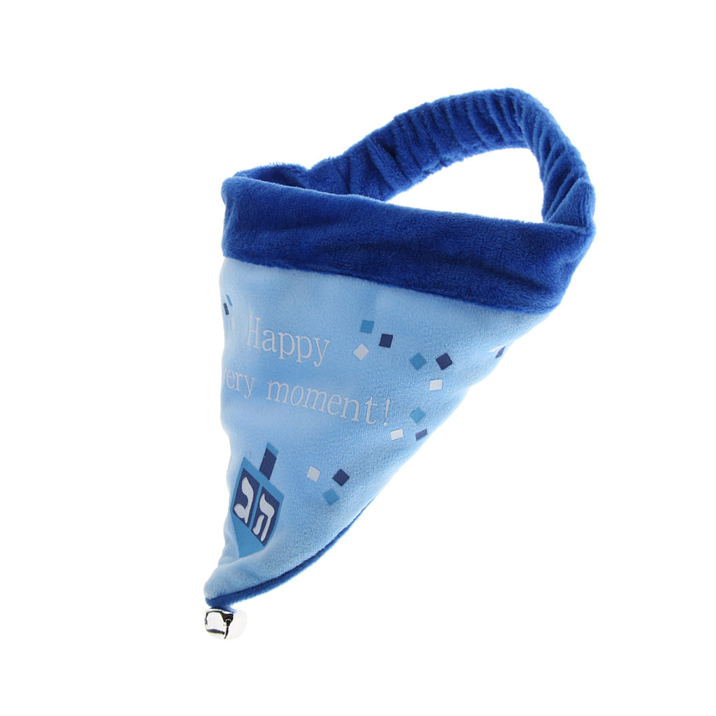 Dog Cat Saliva Towel Triangle Bibs Adjustable Collar Holiday Decor Blue