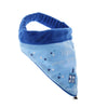 Dog Cat Saliva Towel Triangle Bibs Adjustable Collar Holiday Decor Blue