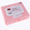 50pcs/Pack Mild Facial Cleansing Towelettes Makeup Remover Wipes Guava Flavor