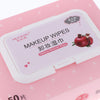 50pcs/Pack Mild Facial Cleansing Towelettes Makeup Remover Wipes Guava Flavor