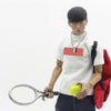 1/6 Scale Tennis Sports Model for 12'' Action Figure Life Scene Silver