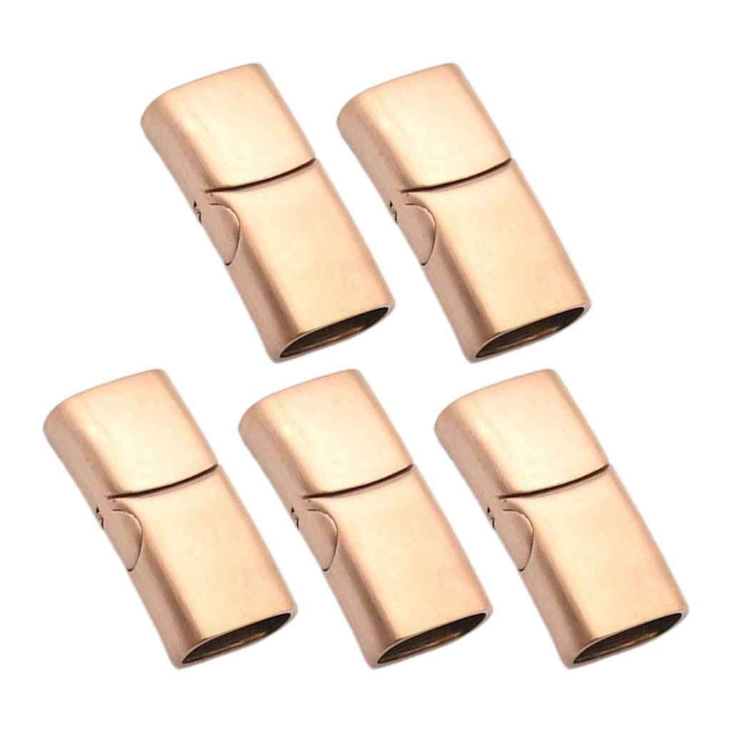 5x Magnetic Jewelry Findings Clasps Bracelet Connector Buckle Rose Gold M