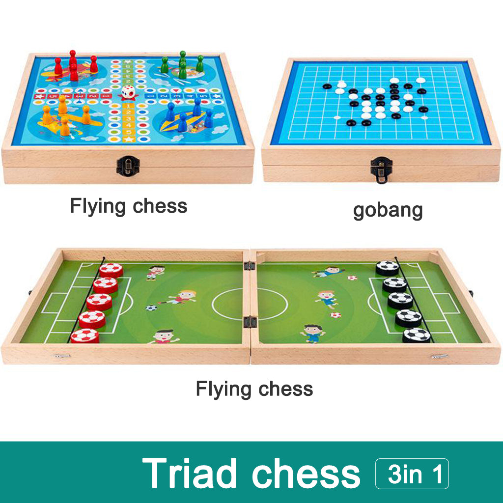 Fast Sling Puck Game Paced Hockey Winner Board Flying chess, Gobang Toys