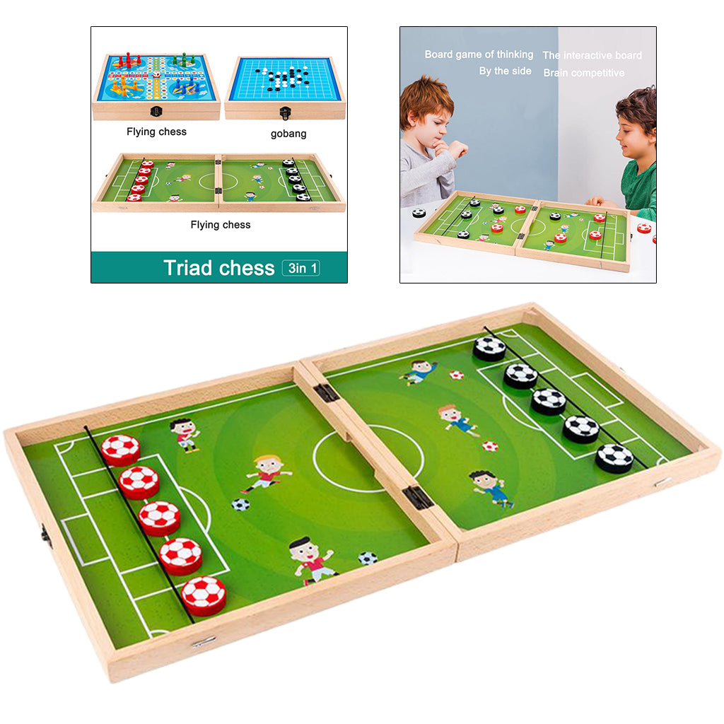 Fast Sling Puck Game Paced Hockey Winner Board Flying chess, Gobang Toys