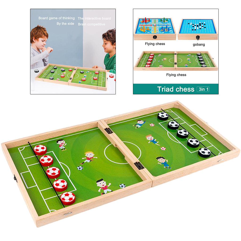 Fast Sling Puck Game Paced Hockey Winner Board Flying chess, Gobang Toys