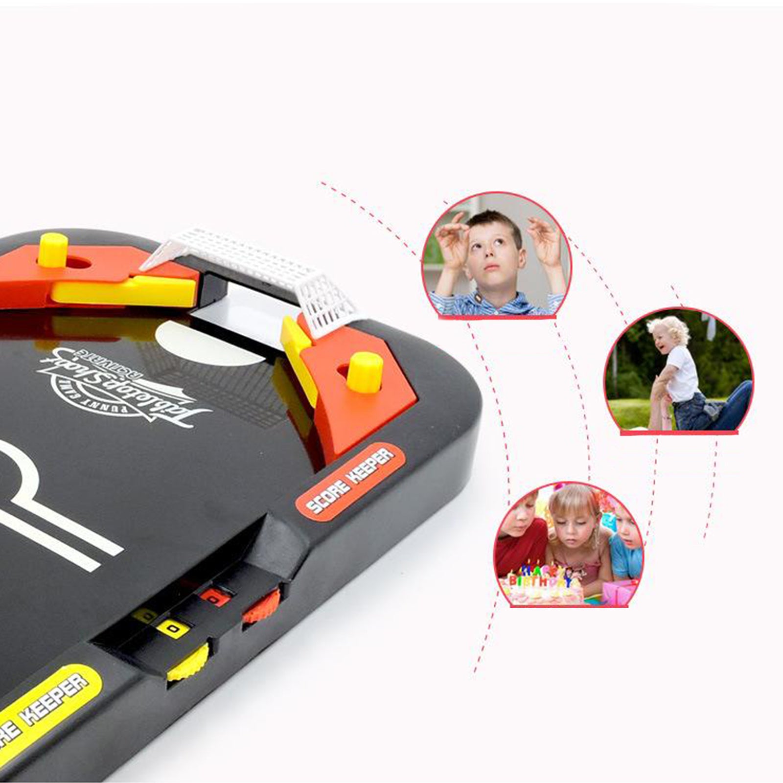 Plastic Desktop Hockey Table Game Portable Hockey Game for Kids and Adults