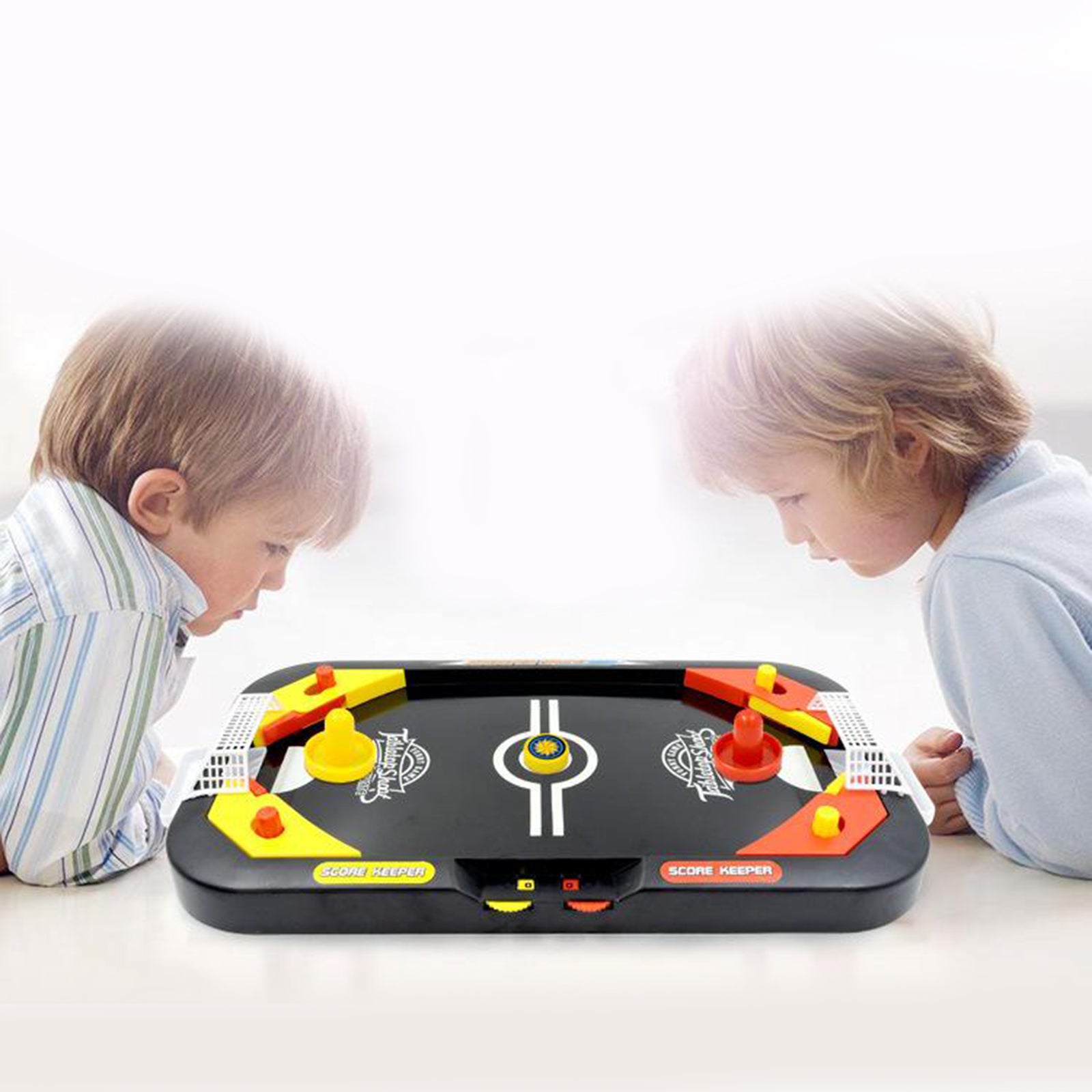 Plastic Desktop Hockey Table Game Portable Hockey Game for Kids and Adults