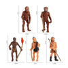 Simulation PVC Human Origin /Planet Model Toy Kids Birthday Gifts Decor 5pcs Human