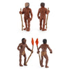 Simulation PVC Human Origin /Planet Model Toy Kids Birthday Gifts Decor 5pcs Human