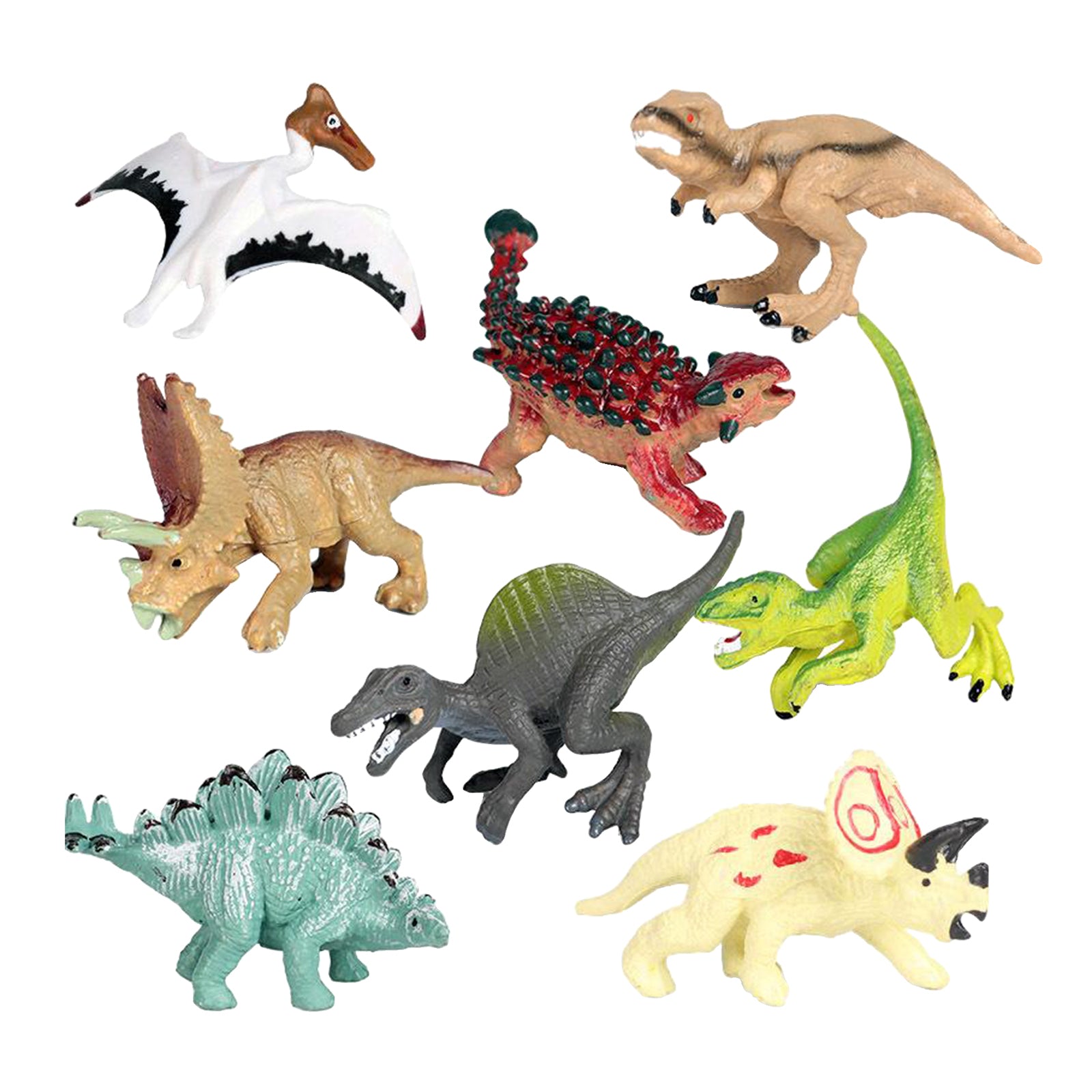 Mini Dinosaur Toys for Boys Girls 2-3" Dinosaurs Dinosaur Model Plastic Toy