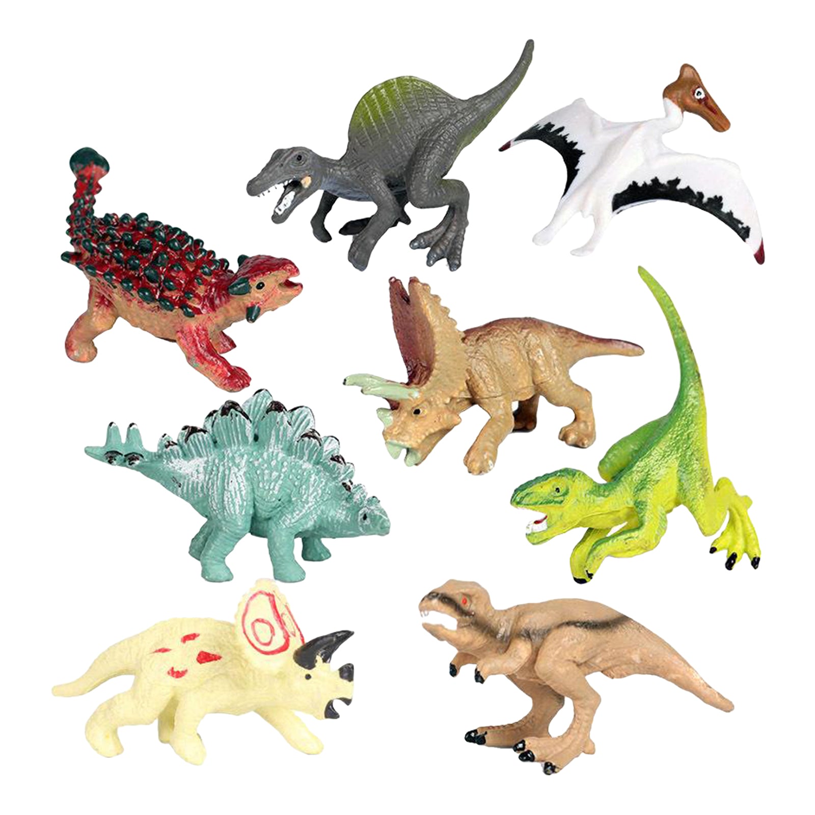 Mini Dinosaur Toys for Boys Girls 2-3" Dinosaurs Dinosaur Model Plastic Toy