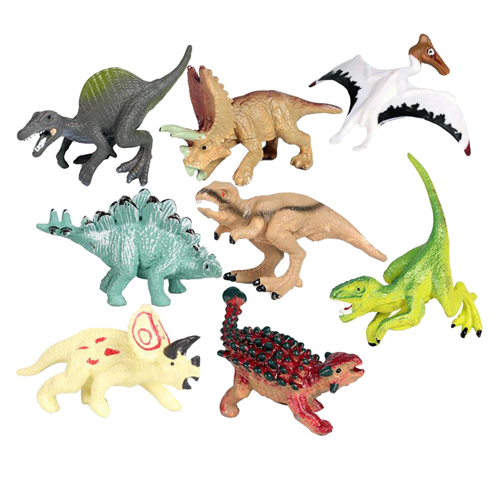 Mini Dinosaur Toys for Boys Girls 2-3" Dinosaurs Dinosaur Model Plastic Toy