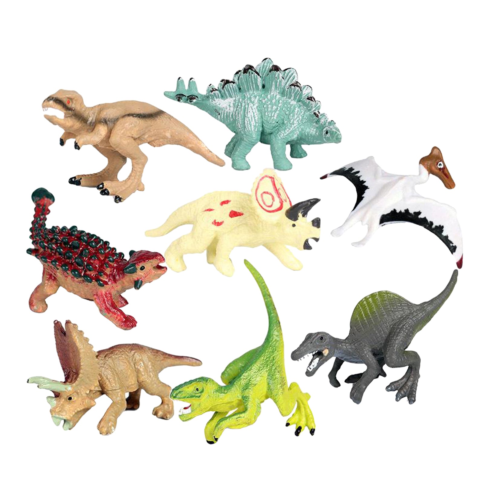 Mini Dinosaur Toys for Boys Girls 2-3" Dinosaurs Dinosaur Model Plastic Toy