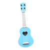 Kids Ukulele Instrument Hawaii Guitar Developmental Music Toy Blue