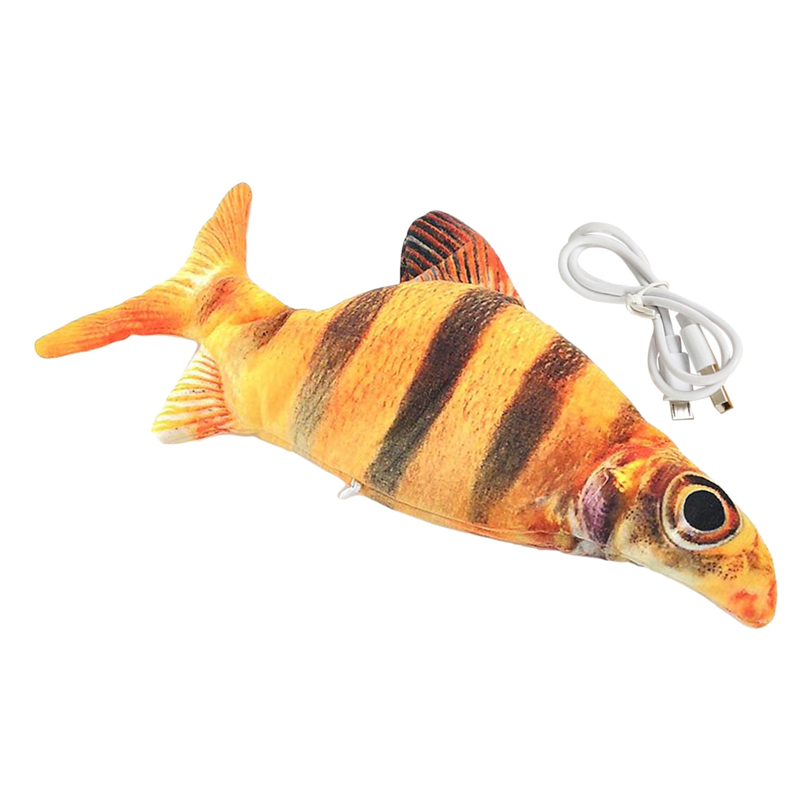 Fish Toy Electric Floppy Fish Cat Dog Toy Moving Wagging Toy Tiger Barb