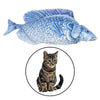 Fish Toy Electric Floppy Fish Cat Dog Toy Moving Wagging Toy Silver Carp