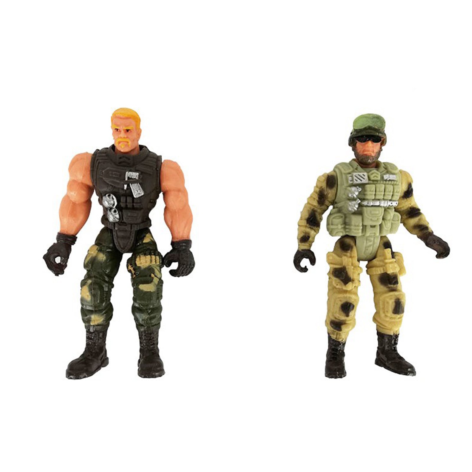 6pcs American Military Soldier Warrior Movable Joint Figure Collection