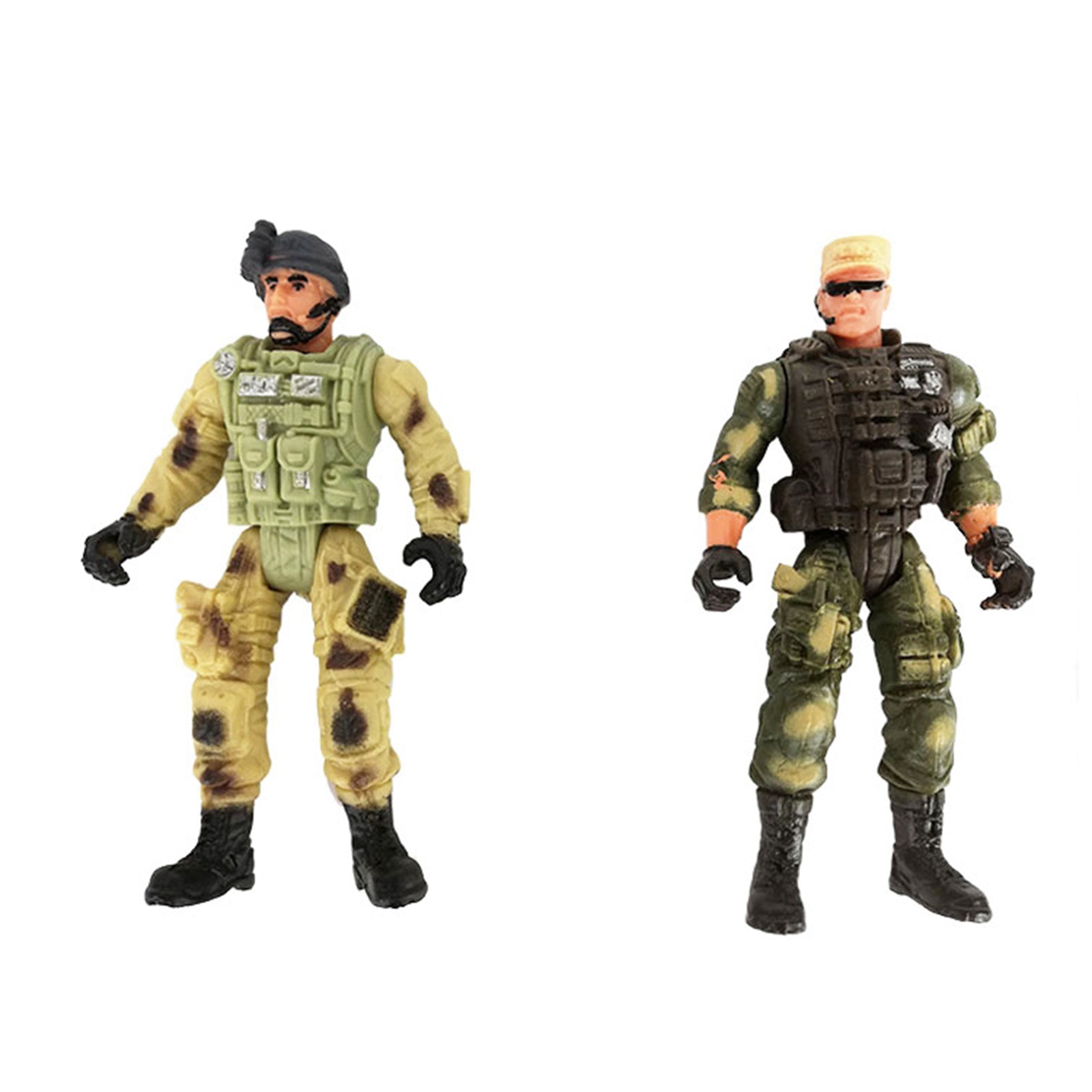 6pcs American Military Soldier Warrior Movable Joint Figure Collection