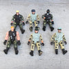 6pcs American Military Soldier Warrior Movable Joint Figure Collection