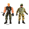 6pcs American Military Soldier Warrior Movable Joint Figure Collection