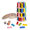Wooden Tumbling Blocks Stacking Tower Game Toys For Kids Adults Family