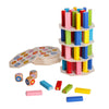 Wooden Tumbling Blocks Stacking Tower Game Toys For Kids Adults Family