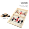 Load image into Gallery viewer, Wooden Desktop 2 in 1 Hockey Game Sling Puck Game Board Game Home Sports Toy S