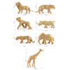 Animal Figures - 7pcs Realistic Golden Action Model Educational Forest Toys