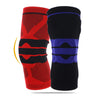 Knee Brace Kneepad Sports Stabilizer Silicone Gel Knees Support Pad Red XXL